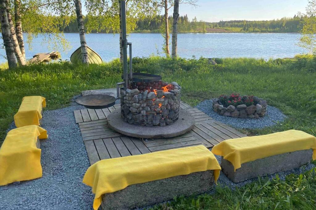Viihtyisae Kolmio Jaerven Rannalla Haapavesi Buitenkant foto