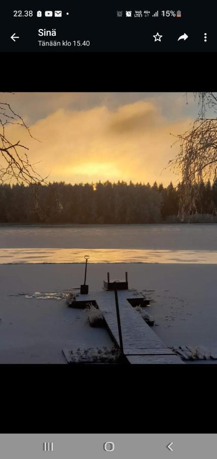 Viihtyisae Kolmio Jaerven Rannalla Haapavesi Buitenkant foto