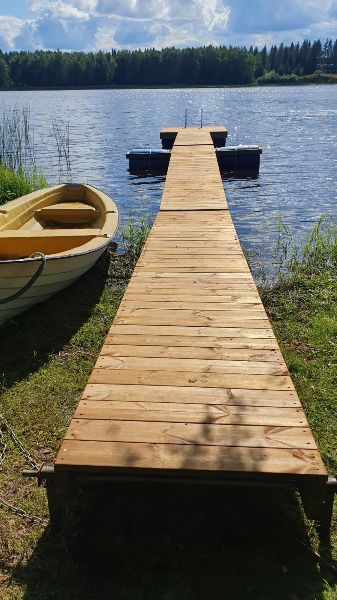 Viihtyisae Kolmio Jaerven Rannalla Haapavesi Buitenkant foto